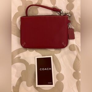 Coach Red Wristlet